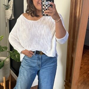 Feel‎ the piece by Terre Jacobs slouchy lightweight Cotton Top. OS